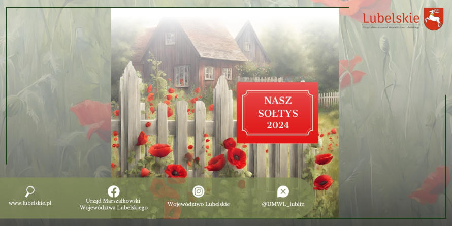 Baner promujący konkurs Nasz Sołtys 2024